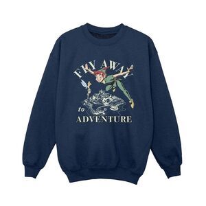 Peter Pan Boys Fly Away To Adventure Sweatshirt / Navy Blue